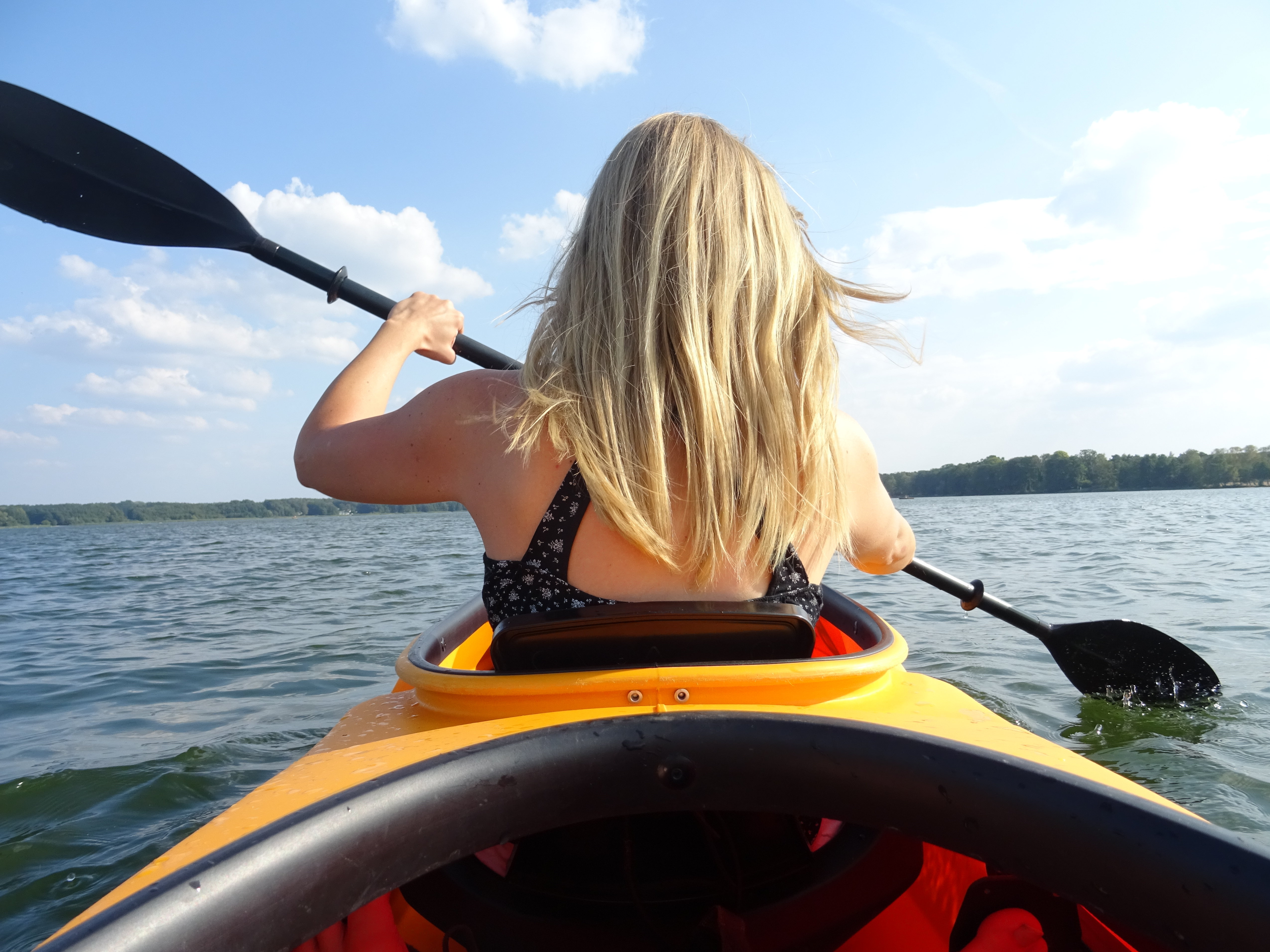 Paddeln auf dem Motzener See